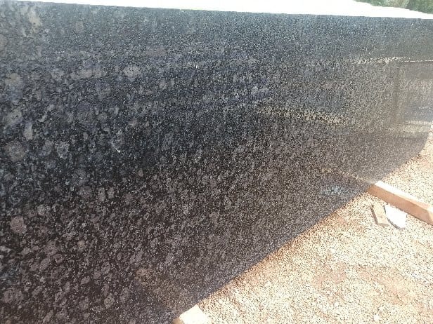 60sq Feet Kotda Black Granite Slab, for Vases, Vanity Tops, Treads, Kitchen Countertops, Flooring