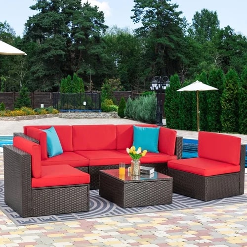 Polished Customized Wicker Sofa Set, Style : Modern