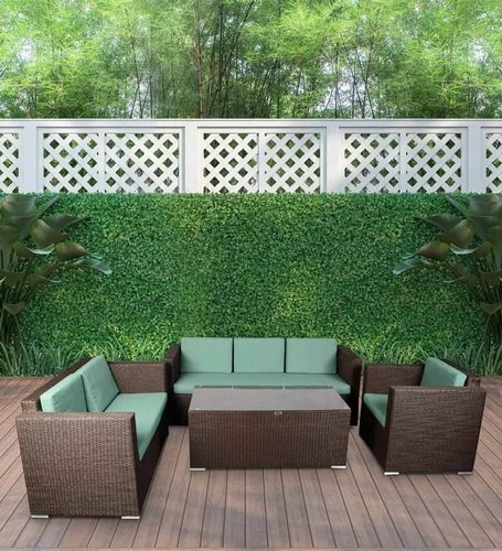 Patio Wicker Sofa Set