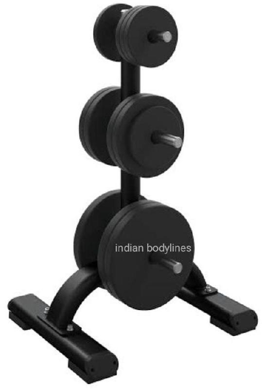 Indian Bodylines Polished Metal Weight Plates Stand, for Gym Use