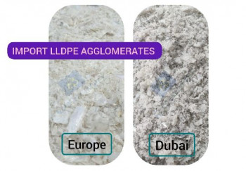 IMPORT LLDPE AGGLOMERATES, for Making Plastic Granules, Recycling, Color : White
