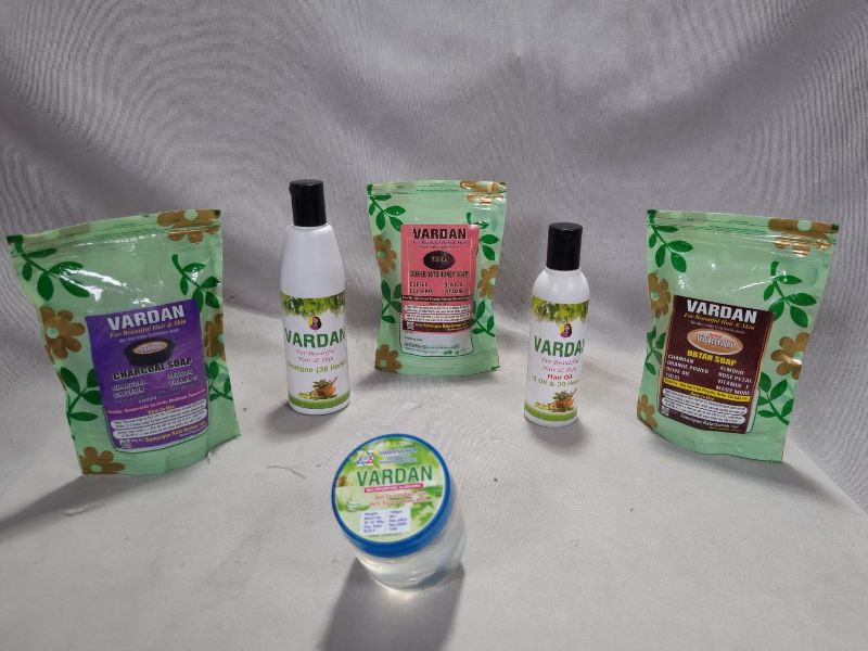 Vardan Soap, Aloe Vera Gel, Hair Oil and Shampoo Combo Pack
