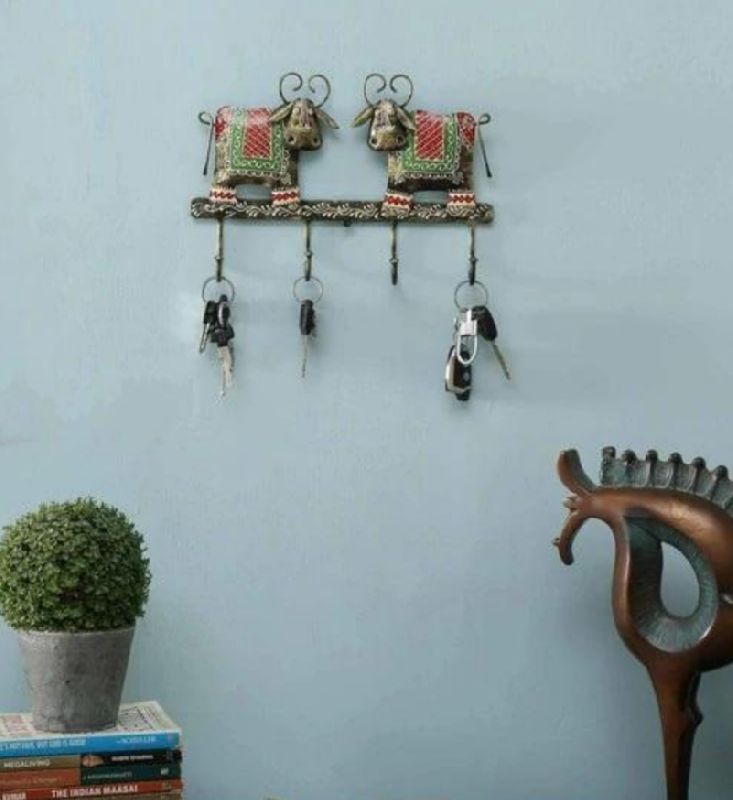 Metal Cow Wall Decor Hook