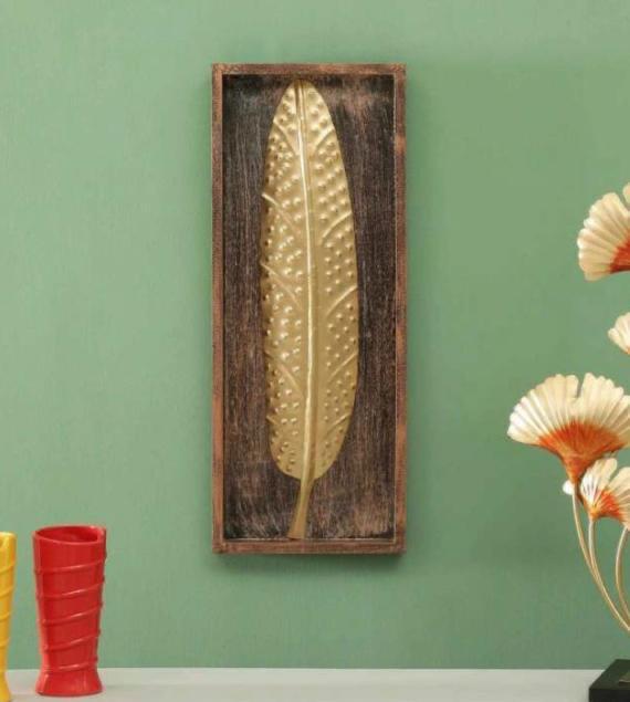 Metal Hale Leaf Wall Decor Panel, for Home, Hotel, Office, Feature : Attractive Design, Fine Finishing