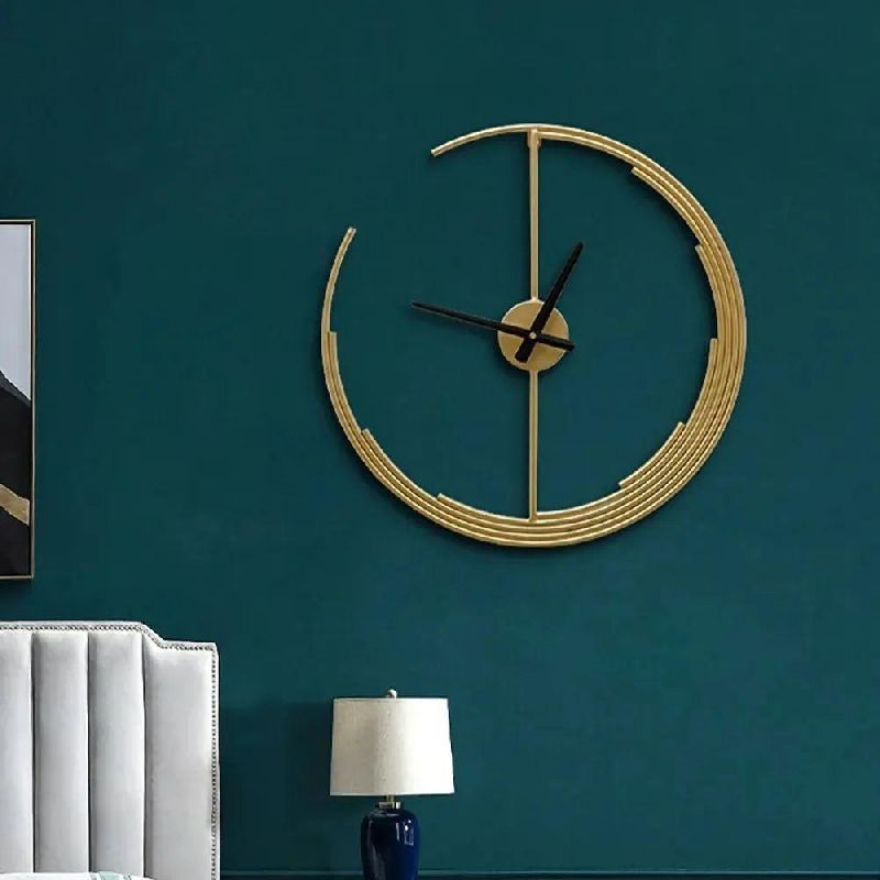 Metal Round Wall Decor Clock