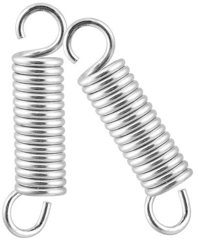 Polished Stainless Steel Tension Springs, for Constructional, Length : 100-200mm