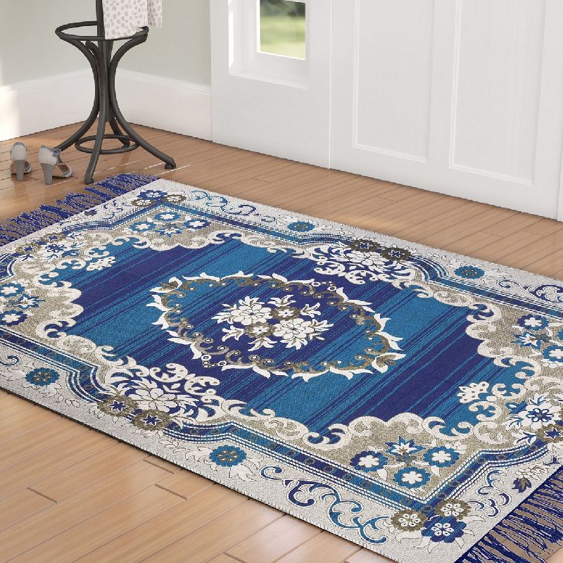 Printed Attractive Pattern Cotton Carpet, Style : Modern