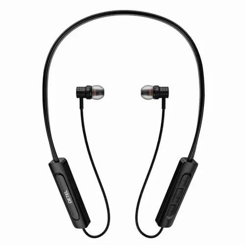 Black Detel Torque Wireless Earphones - DealsDray Online Pvt. Ltd., Delhi