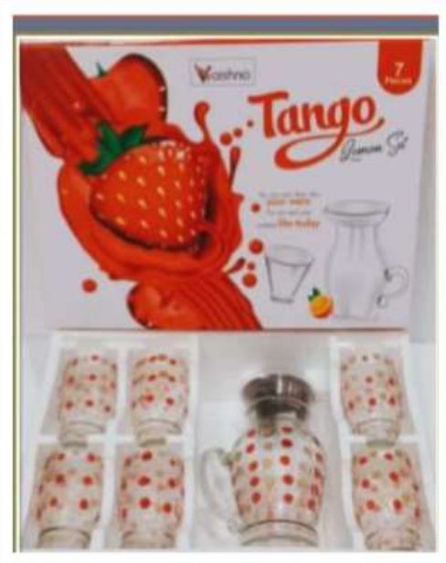 Round Polished Glass Tango Lemon Set, for Serving, Size : Standard