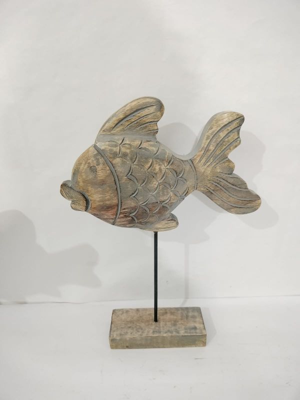 Wooden Fish Showpiece