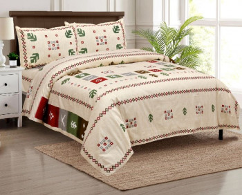 Cotton Double King Size Bedsheet, for Home, Technics : Machine Made