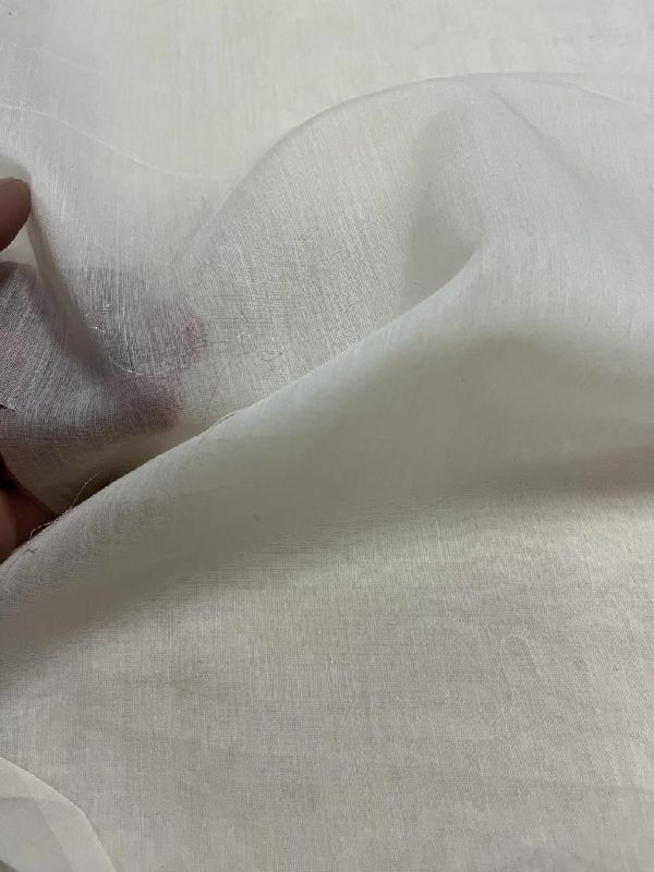 Thin Chanderi Fabric, for Garments, Pattern : Plain