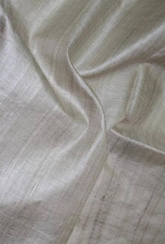 Tussar Muga Silk Fabric, for Making Garments, Textile, Feature : Comfortable