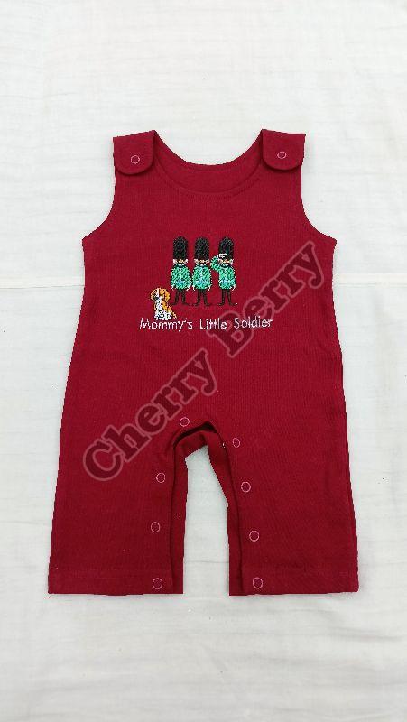 Round Neck Cotton Printed Kids Dungaree, Length : Full Length