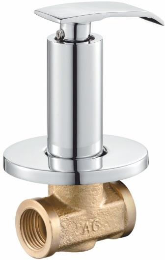 Concealed Stop Cock With Adjustable Wall Flange (15mm)