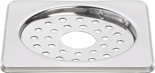 Square Floor Drain with Hole, for Draining, Size : 6x6 inches