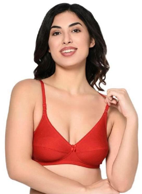 Rayon Red Padded Bra, Size : 28, 30, 32, 34, 36, Feature : Anti-Wrinkle,  Comfortable, Easily Washable at Rs 40 / Piece in Fatehabad