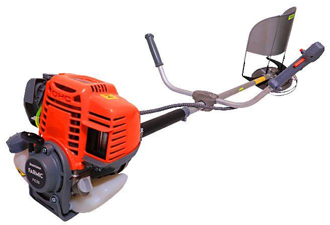 Farmic Steel Or Nylon Iron Brush Cutter, Capacity : 63cc