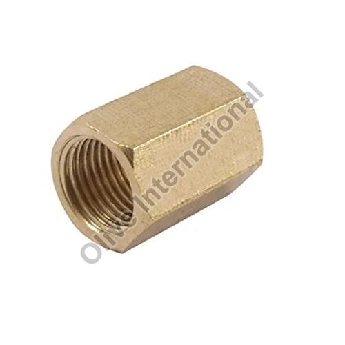 Polished Brass Coupling Nuts, for Electrical Fittings, Furniture Fittings, Size : Standard