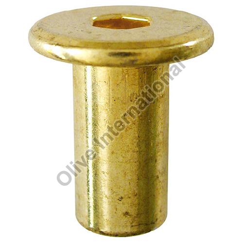 Polished Brass Furniture Cap Nuts, for Electrical Fittings, Certification : ISI Certified