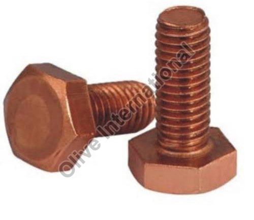 Polished Copper Bolts, Size : Standard