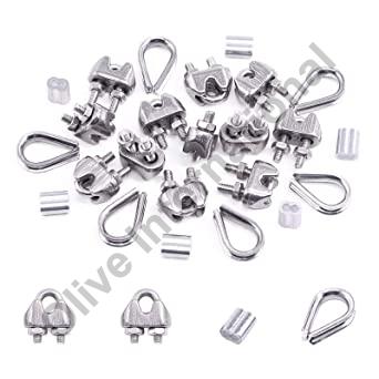 Polished Iron Wire Rope Accessories, for Weight Lifting, Size