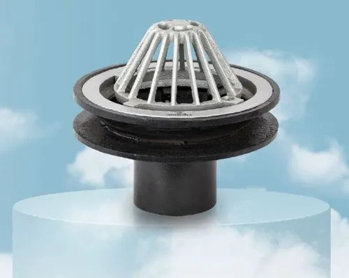 Round NDG1001- 3 Dome Type Roof Drain, Packaging Type : Carton Box