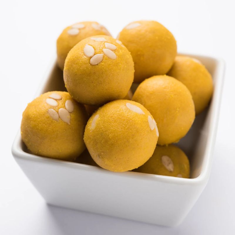 Round Besan Laddu Packaging Type Sweet Box Color Yellow At Best Price In Batala 7592