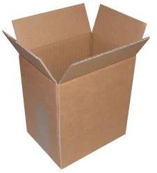 Cardboard Brown Kraft Corrugated Box, Pattern : Plain