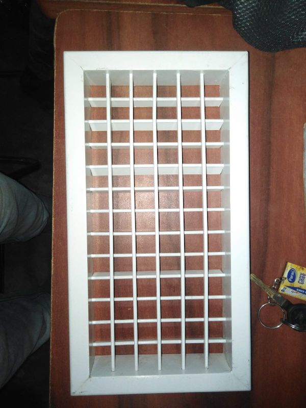 Aluminium Double louver HVAC Grill powder coated at Rs 450 / Sqft in