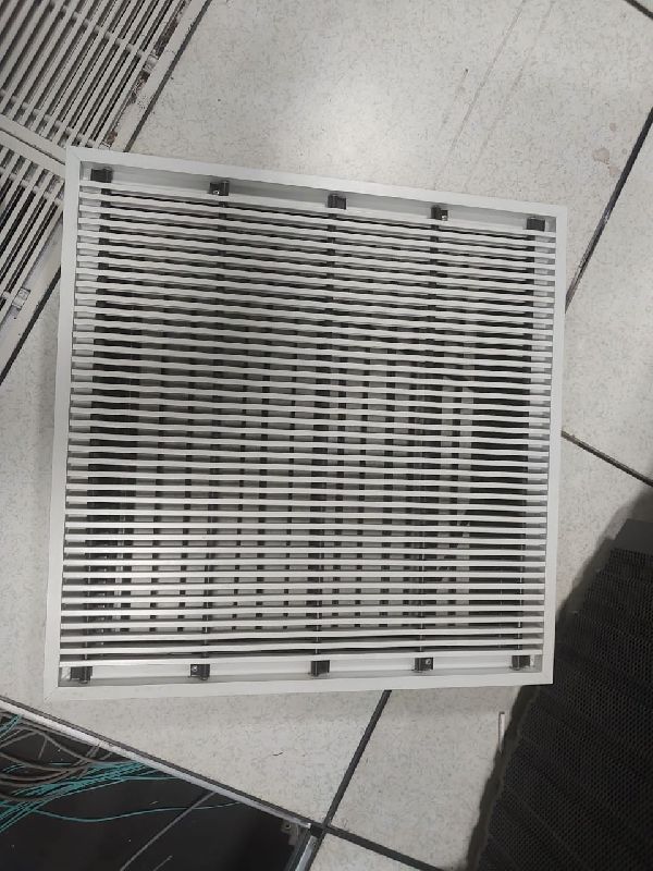 Square Aluminum Floor Grill Powder Coated