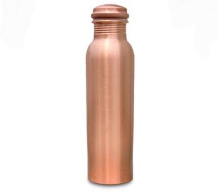 Copper Jointless Plain Water Bottle