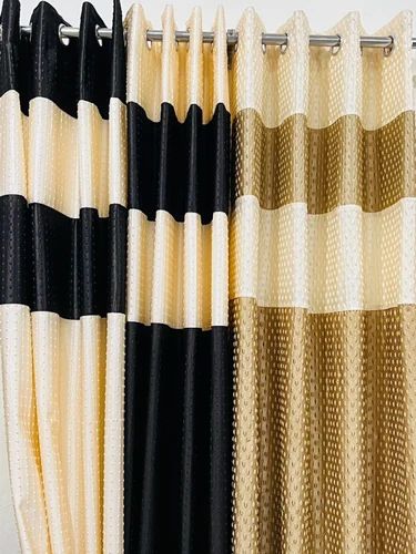 Polyester Tree Punching Curtains, Length : 7 Feet