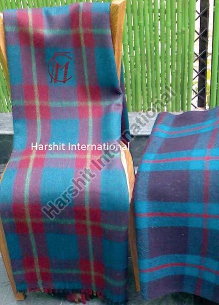 Harshit International woolen Logo Blankets, Size : 150*230