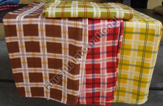 Harshit International 100% Polyester Printed Polo Blankets, Size : 150*220