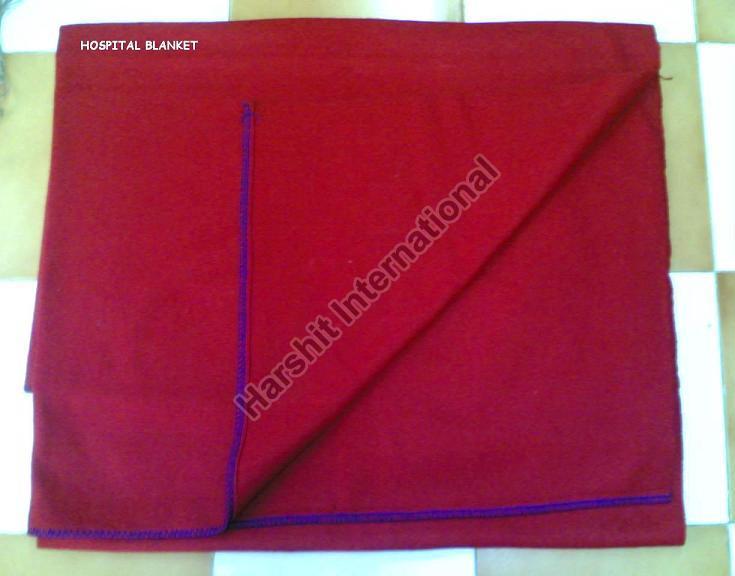 Red Hospital Blankets