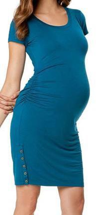Round Neck Half Sleeves Maternity Dress, Feature : Comfortable, Easily Washable, Skin Friendly
