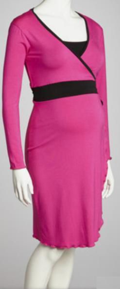 Two Color Full Sleeve Maternity Dress, Feature : Comfortable, Easily Washable, Skin Friendly