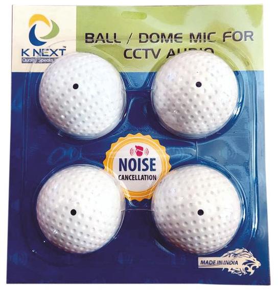 Electric CCTV Ball Mic, Color : White