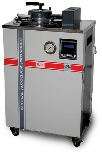 MAC Mild Steel Vertical Autoclave, for Laboratory Use, Voltage : 220V