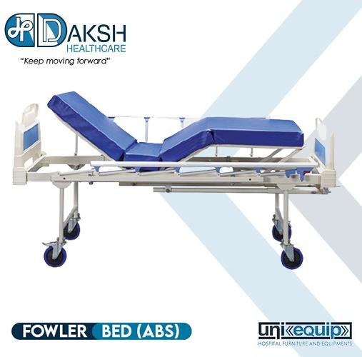 Abs panel side railing fowler bed, for Hospitals