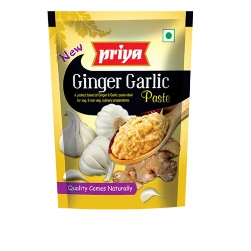 Ginger Garlic Masala Paste, Packaging Size 100g,200g PRIYA FOODS