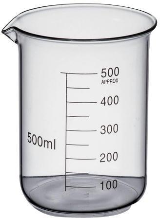 Glass Beaker, for Lab Use, Feature : Durable, Light Weight