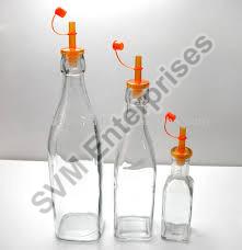 Glass Olive Oil Bottle, Cap Material : Plastic