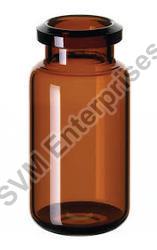 Type II Moulded Amber Glass Vial, for Laboratory Use, Medical Use, Pattern : Plain
