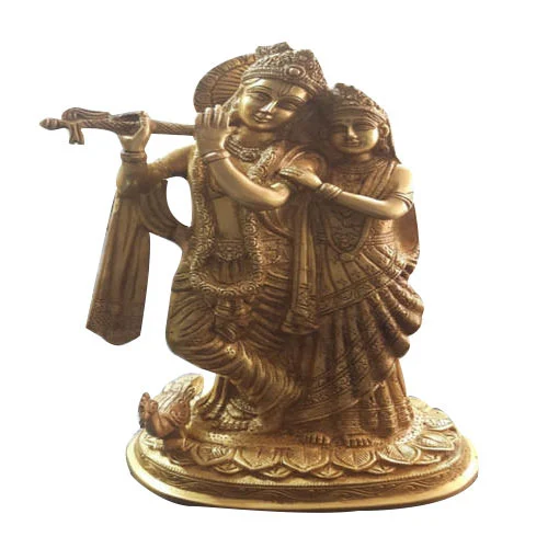 Golden Radha Krishna Statue - Shyama Traders, Delhi, Delhi