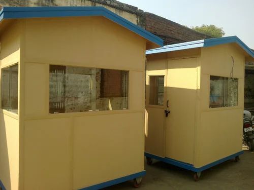 Rectangular Polished Portable Police Guard Cabin