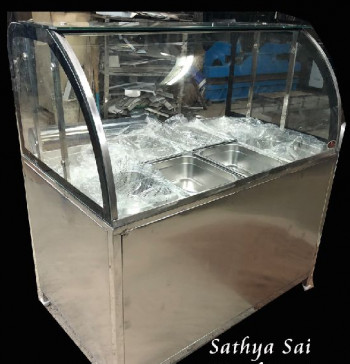 Stainless Steel Curry Counter, Color : Silver