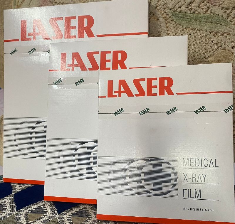 Laser Manual X Ray Film Green Base 12 X 15 INCH