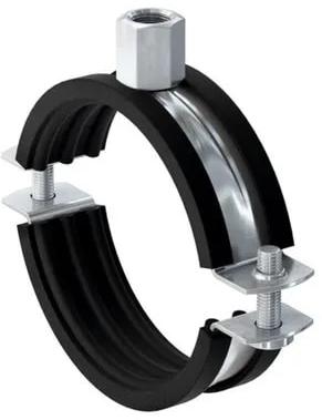 250mm Rubber Lined Split Clamp, for Pipe Fittings, Shape : Round